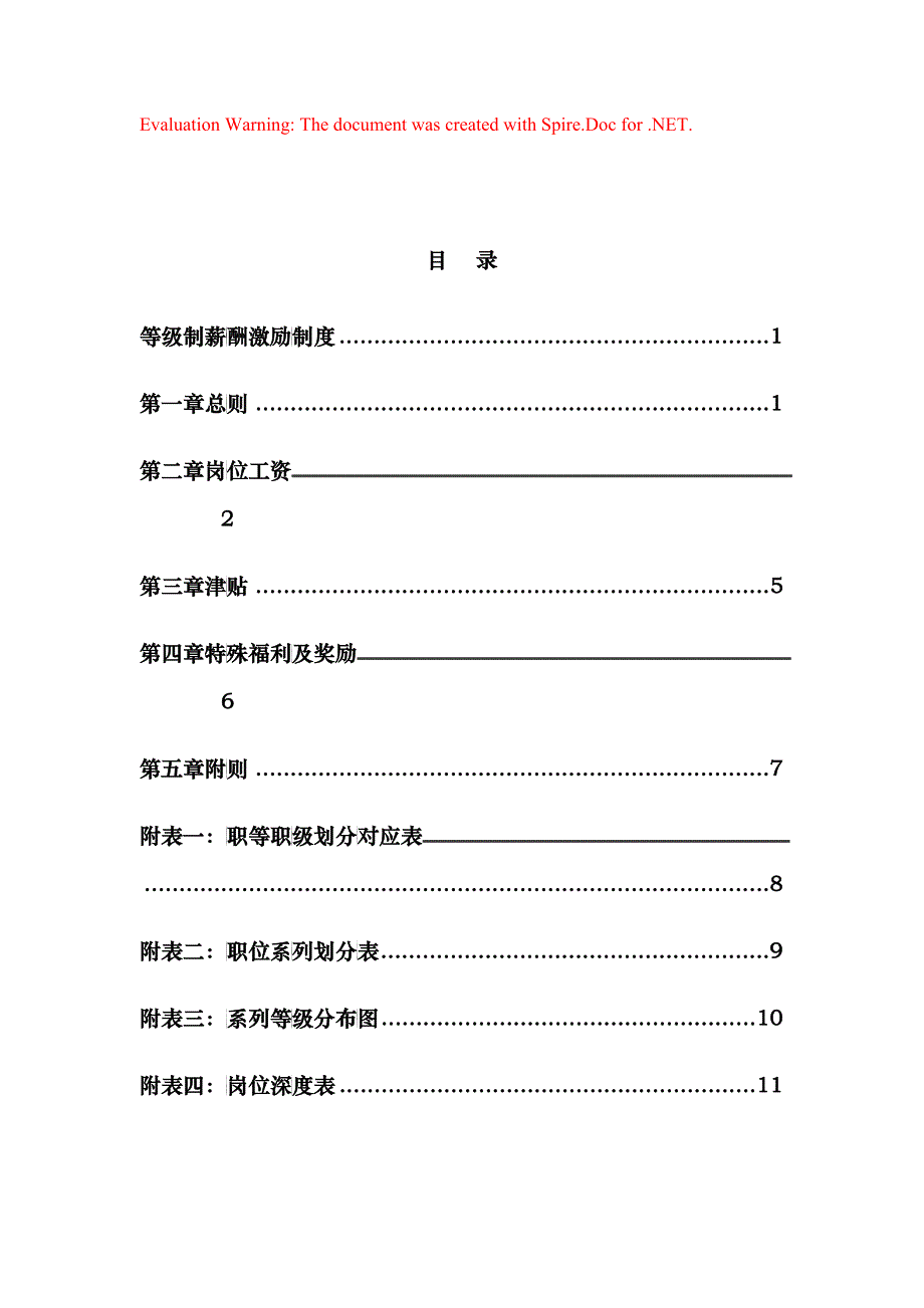 集团等级薪酬激励制度_第1页