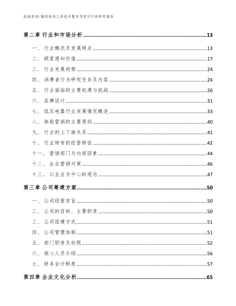 揭阳电动工具技术服务项目可行性研究报告_第4页