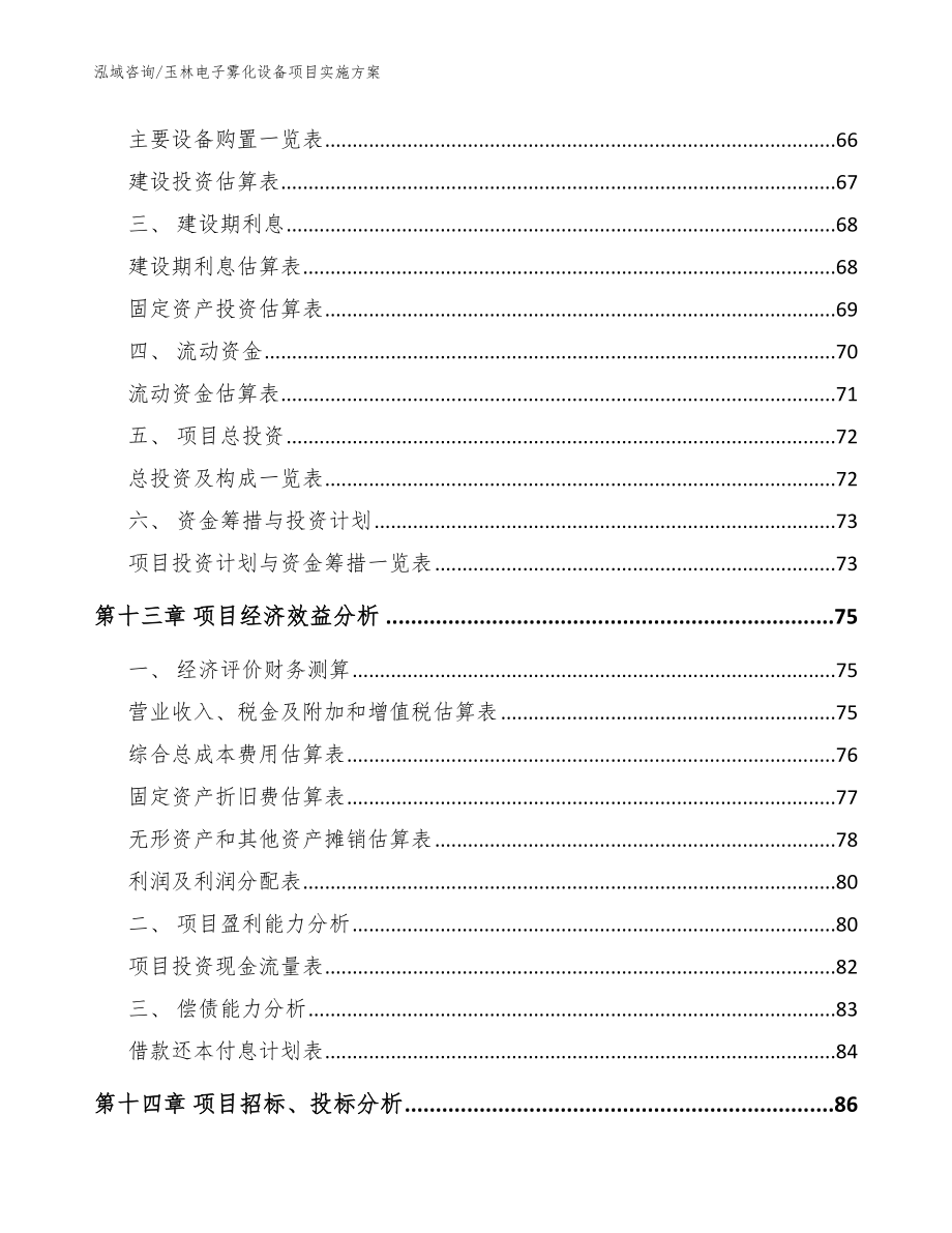 玉林电子雾化设备项目实施方案（参考范文）_第4页