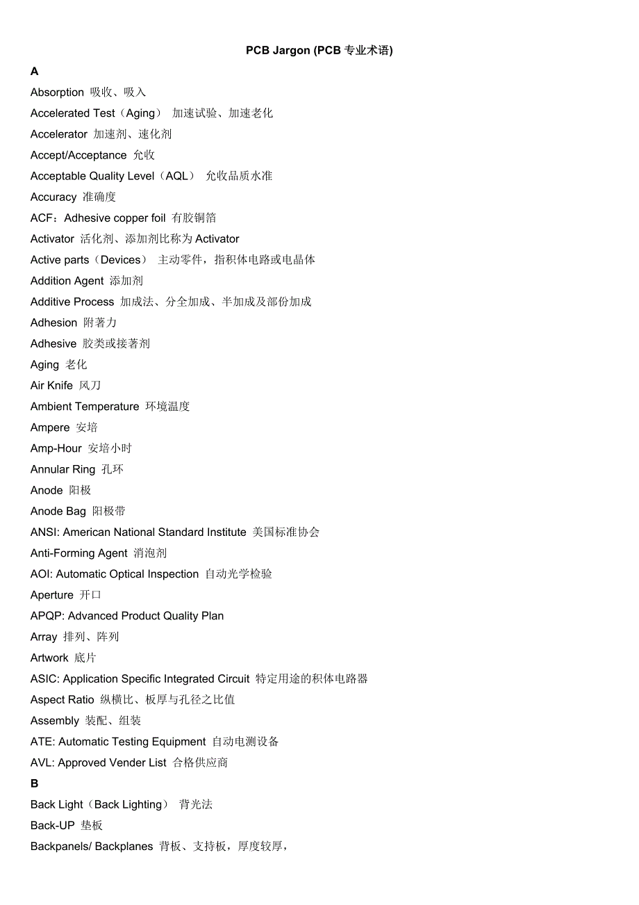 PCB电路板术语(精品)_第1页