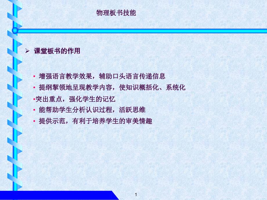 物理课程与教学论9板书板画ppt课件_第1页