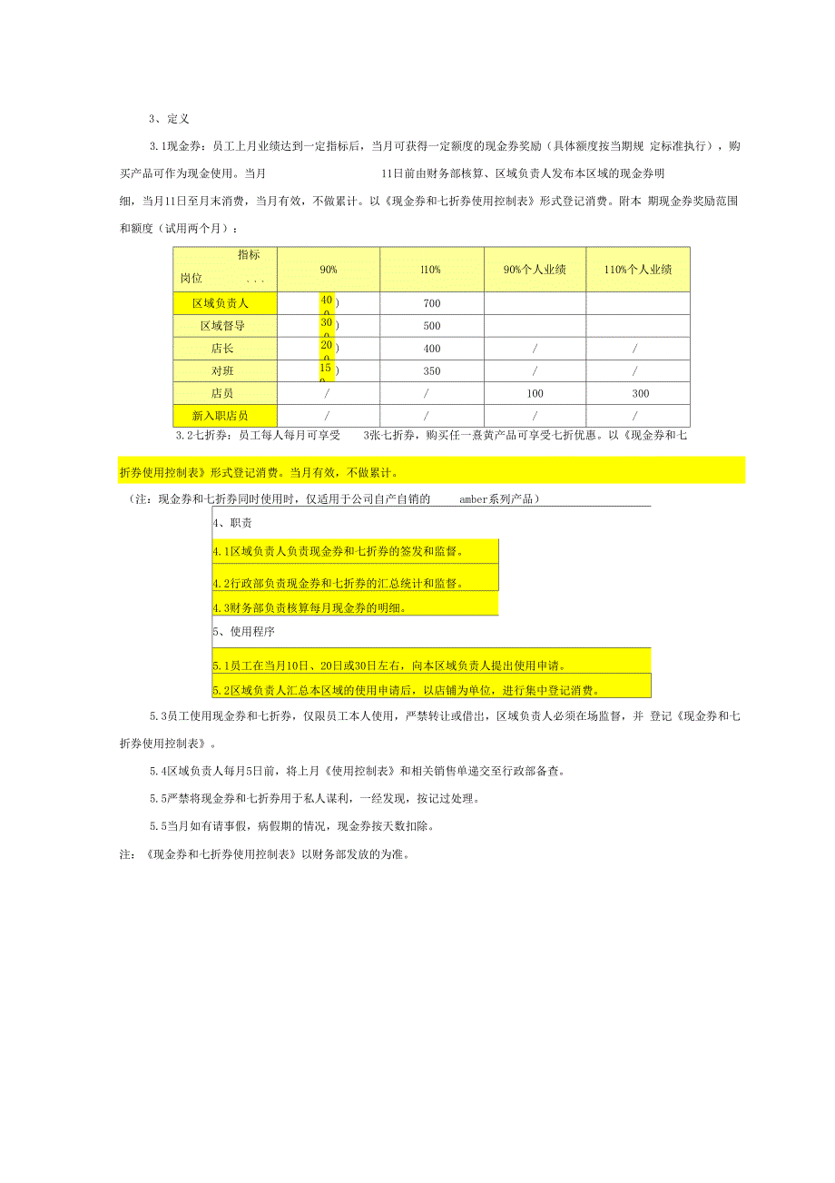 服装店铺员工绩效考核方案_第4页