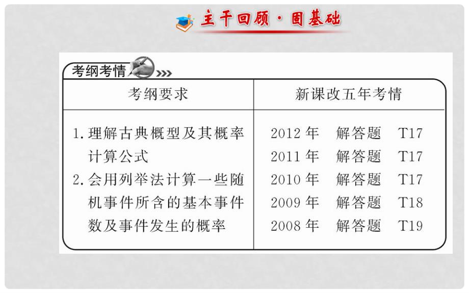 高考数学 10.2古典概型配套课件 文 新人教A版_第2页