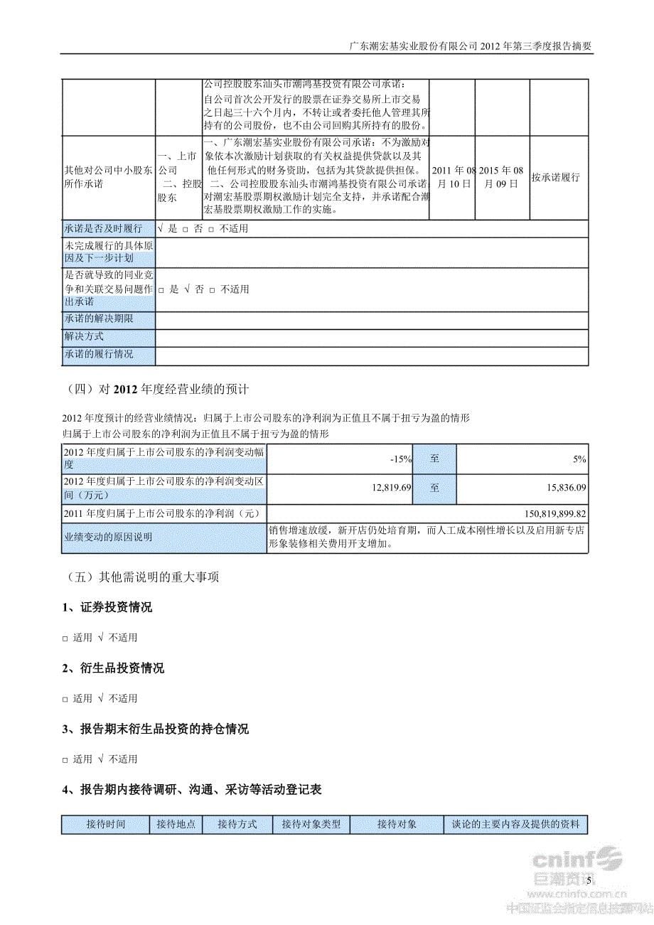 潮宏基第三季度报告正文_第5页