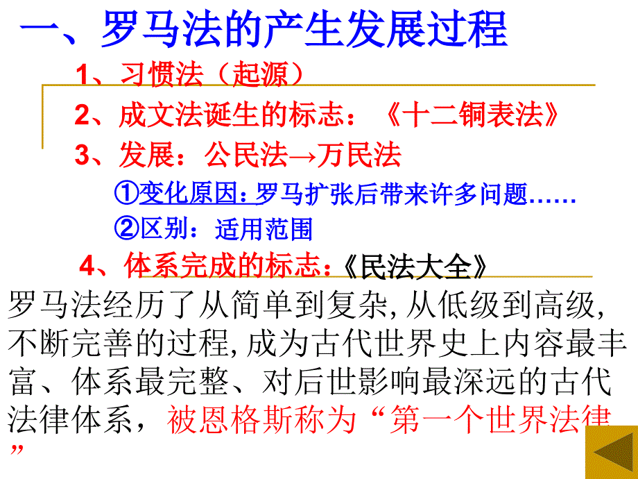 郑玲玲罗马法的起源与发展高考复习_第3页