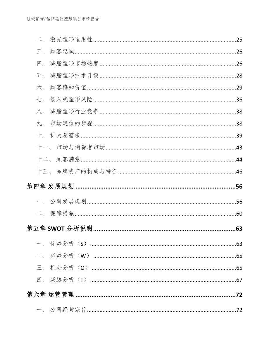 信阳磁波塑形项目申请报告_范文参考_第2页