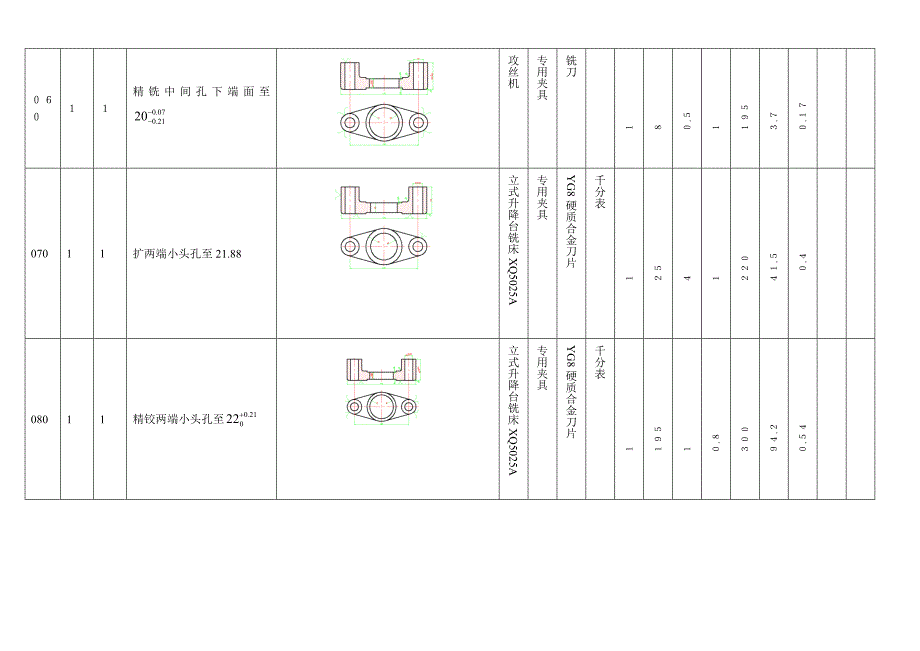 CA6140车床拨叉(831007型号)工艺卡片.doc_第3页