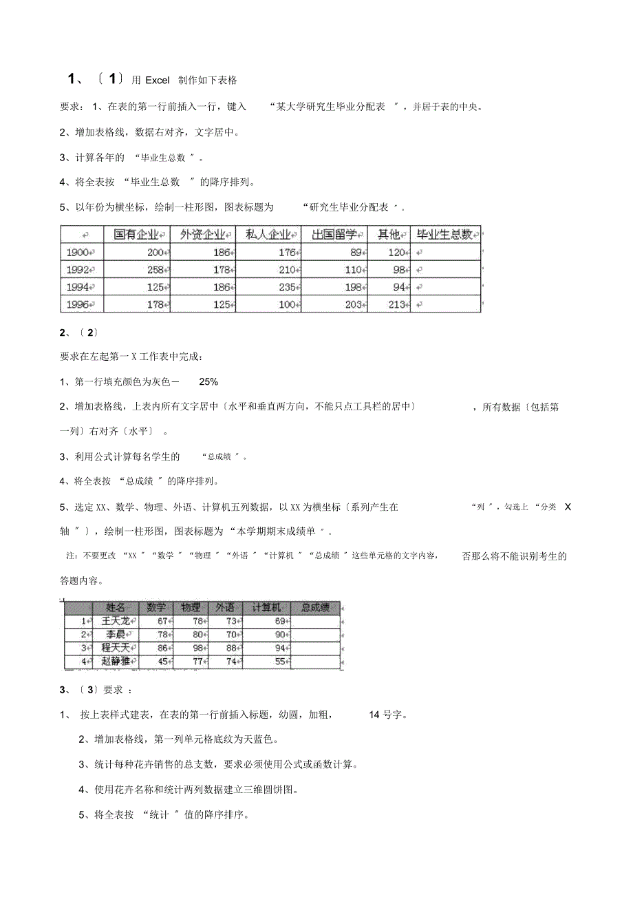 大学计算机基础操作题(1)_第1页