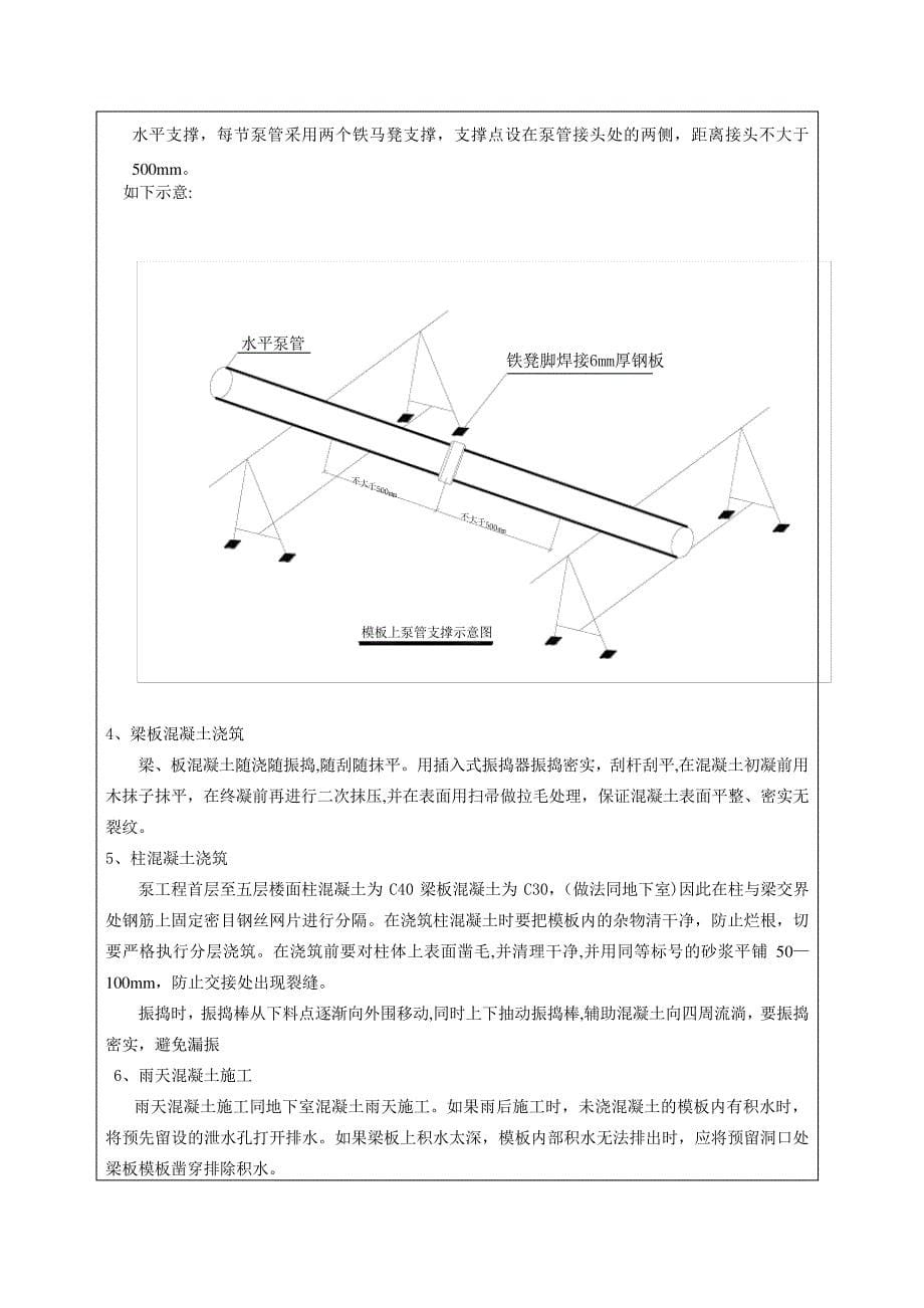 混凝土施工技术交底_1_第5页