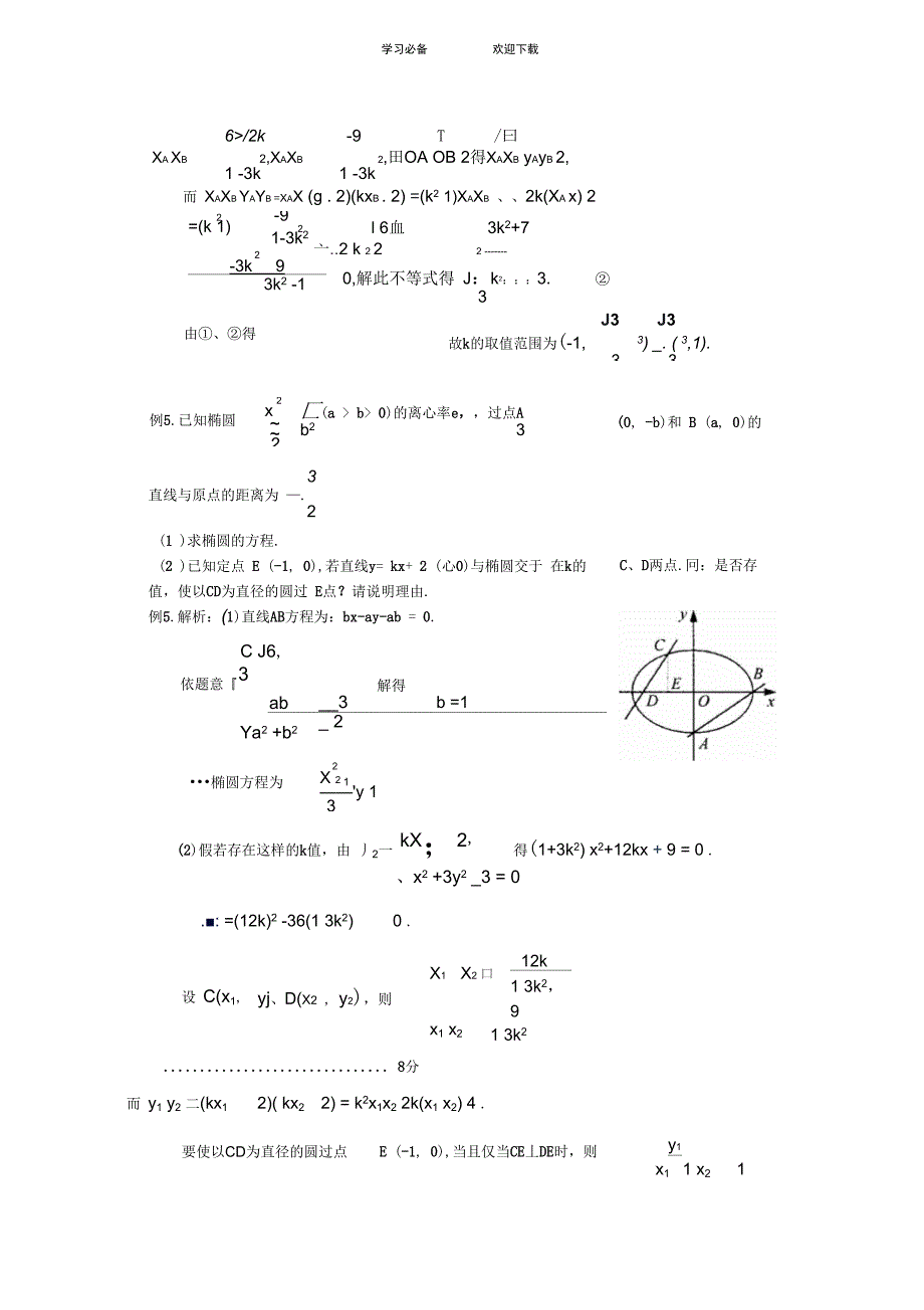 椭圆与双曲线常见题型归纳_第4页