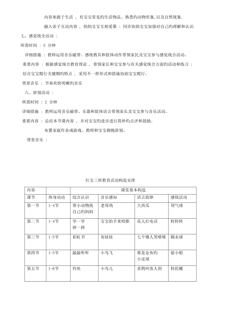 早教中心亲子课程教案2_第4页