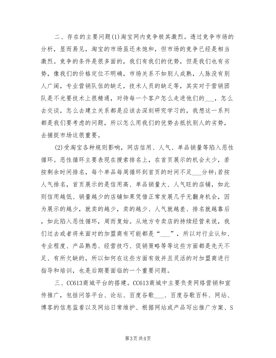 2022年电子商务年度个人工作总结范文_第3页