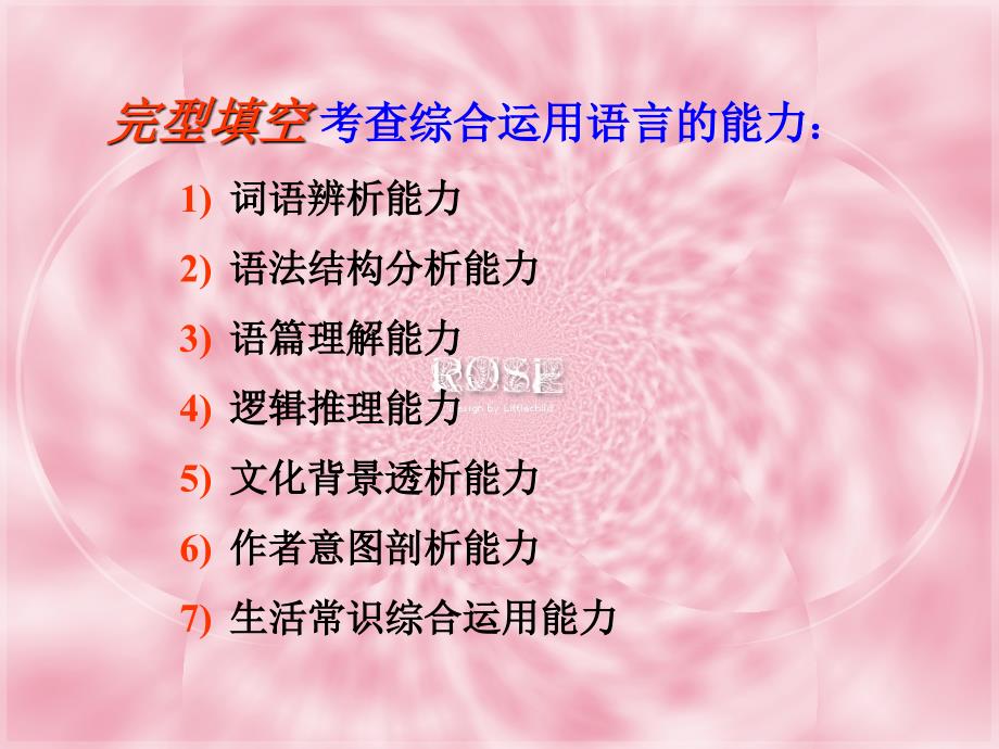 高考英语完形填空解题思路与技巧ppt课件_第2页