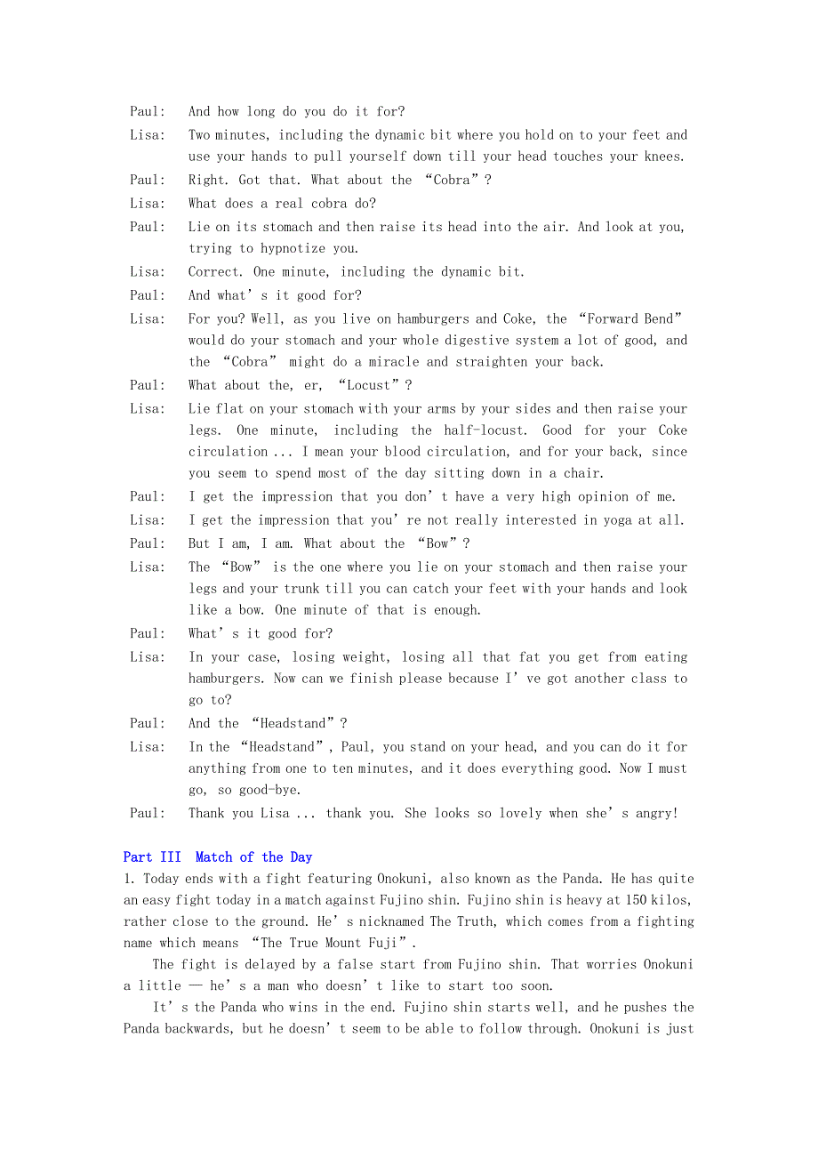 英语听力教程第2册Unit9听力原文_第4页