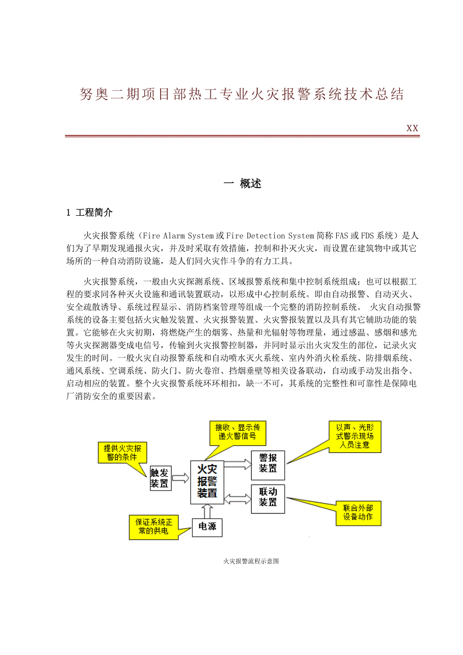 火灾报警系统技术总结_第1页