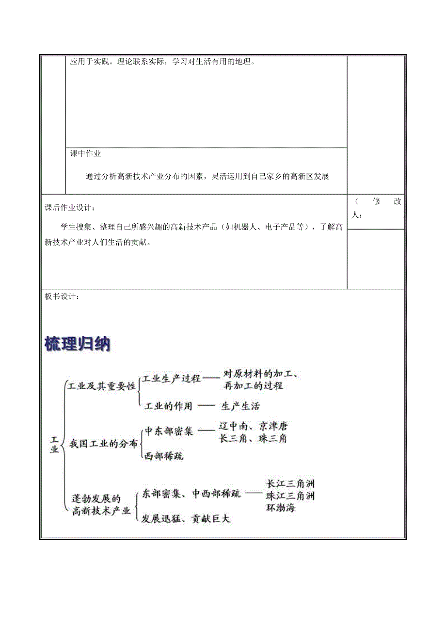 【精品】河南省中牟县八年级地理上册4.3工业教案2新版新人教版_第4页