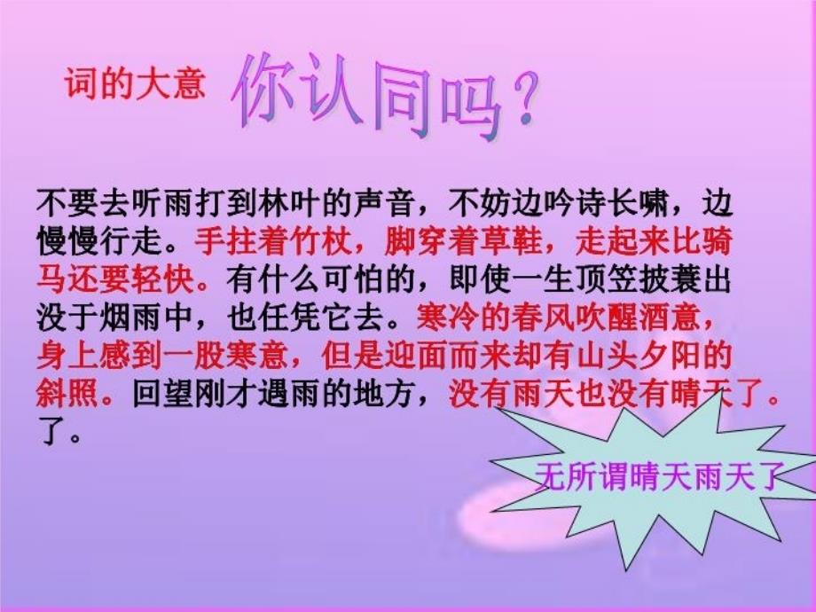 最新定风波用ppt课件PPT课件_第3页