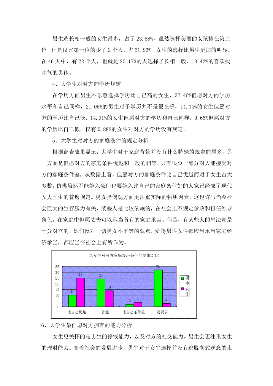 当代大学生择偶观调查_第4页