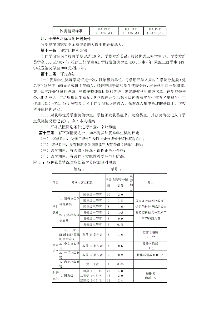 电子科技大学大学学生奖励办法要点_第4页