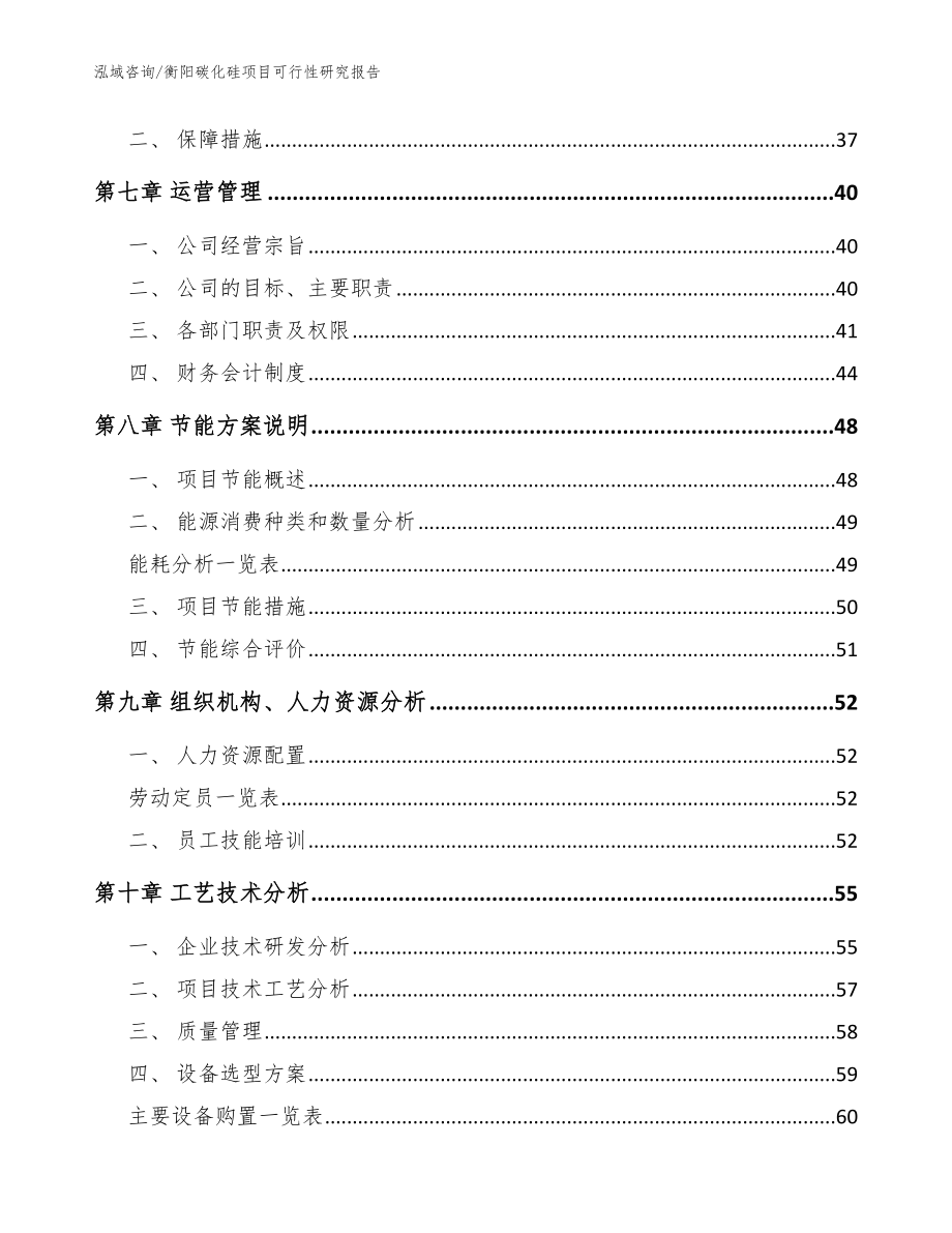 衡阳碳化硅项目可行性研究报告参考范文_第4页