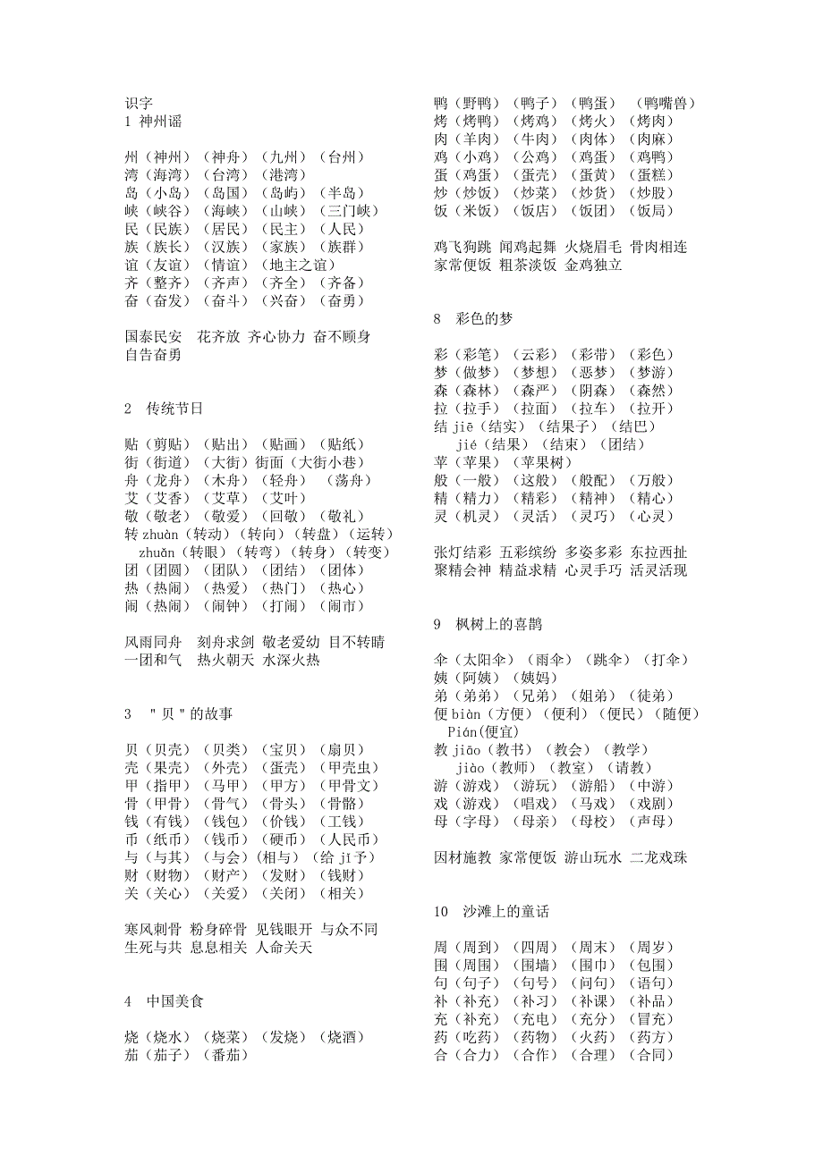 部编二年级语文下册扩词_第2页