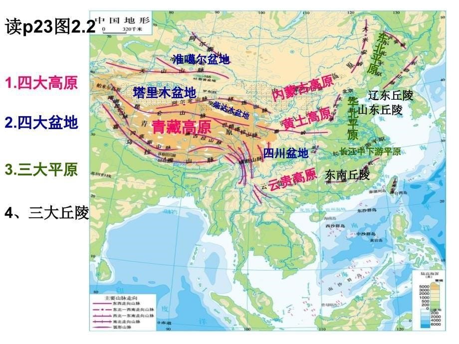 新人教版八年级上册地理地形和地势通用课件_第5页