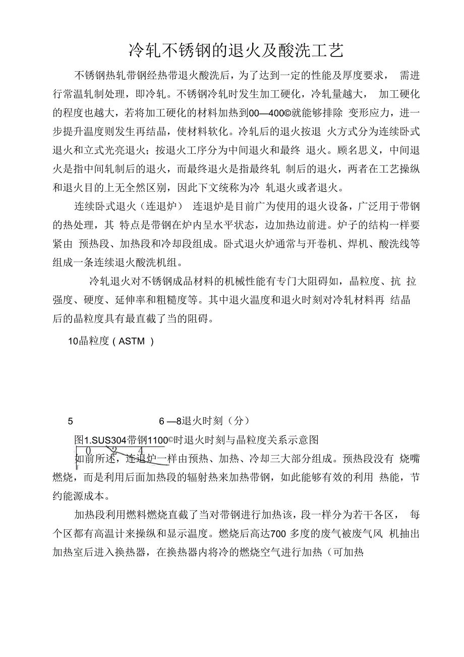 冷轧不锈钢的退火及酸洗工艺_第1页