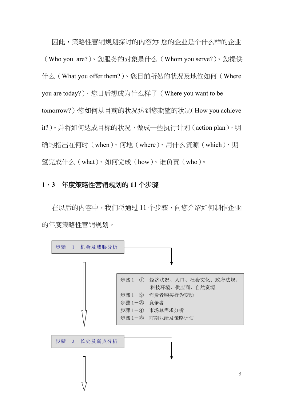 年度策略性营销规划_第5页