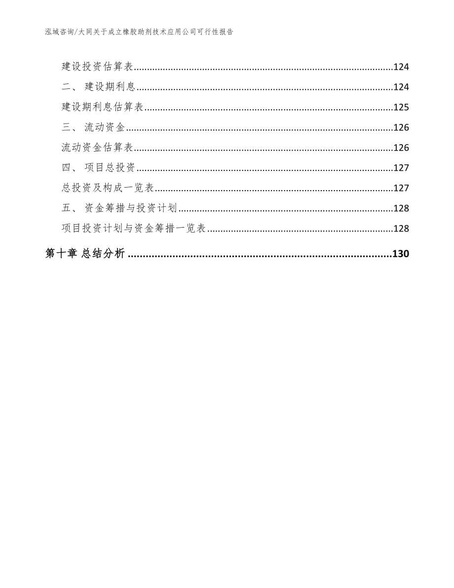 大同关于成立橡胶助剂技术应用公司可行性报告_范文_第5页