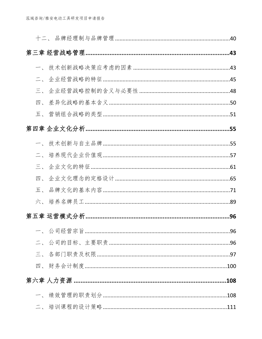 雅安电动工具研发项目申请报告_模板参考_第2页