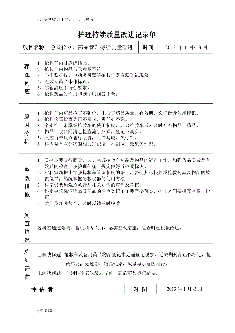 抢救药品持续质量改进.doc_第1页