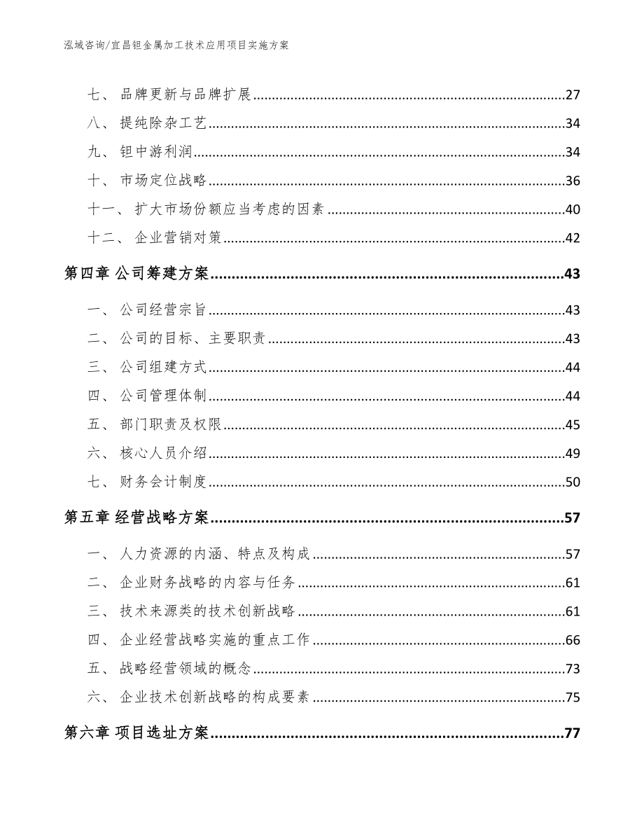 宜昌钽金属加工技术应用项目实施方案_第2页