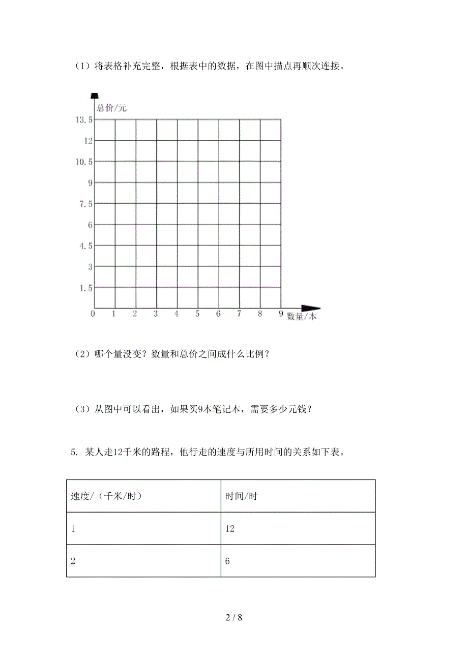 六年级数学上册应用题与解决问题专项知识点部编人教版_第2页