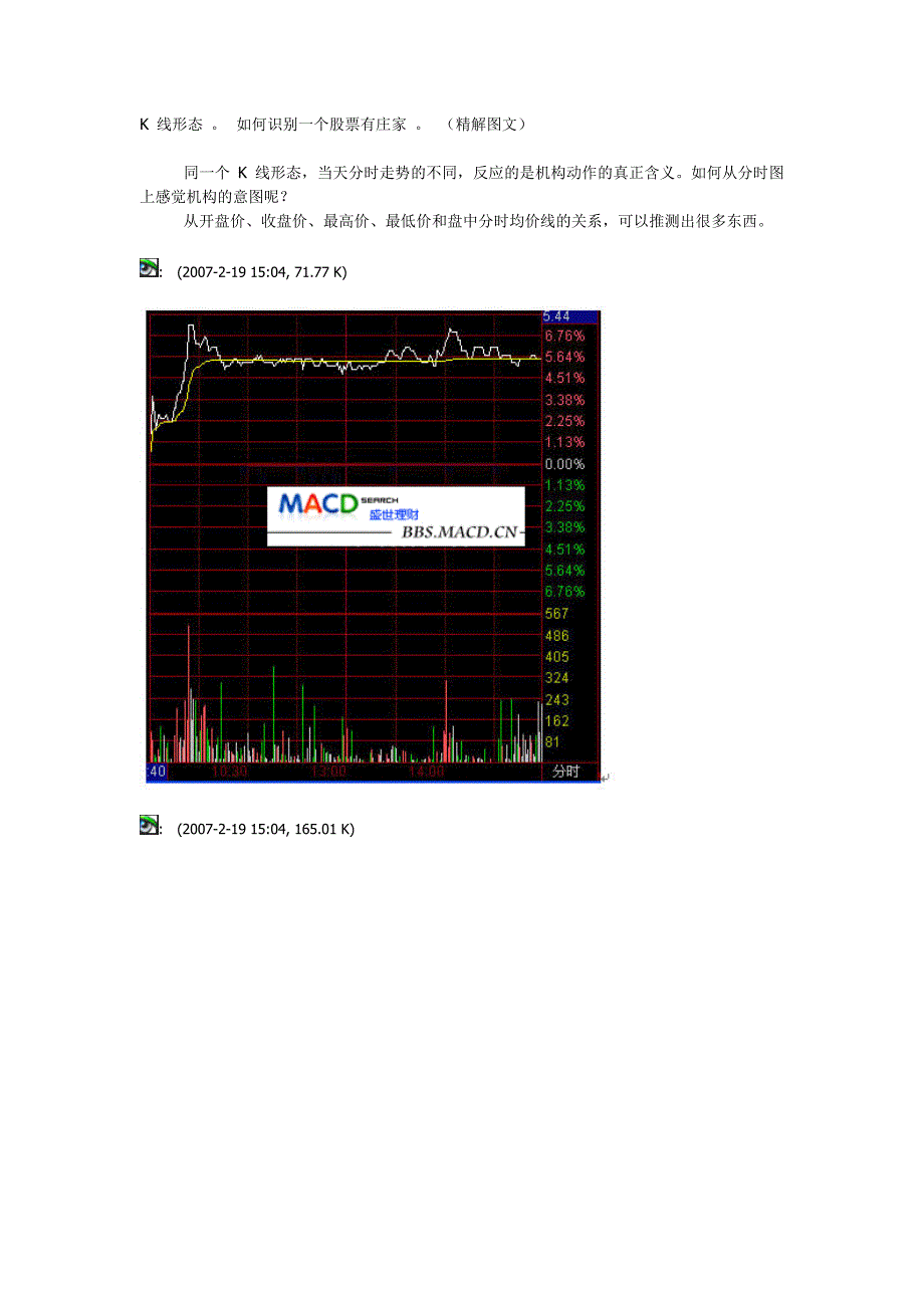 k线形态如何识别一个股票有庄家精解_第1页