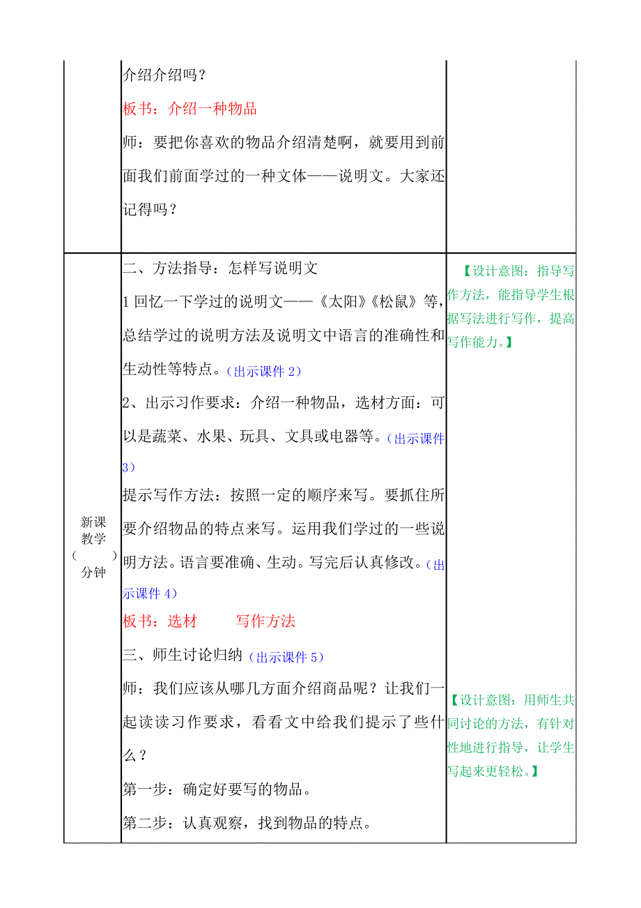 【语文】部编人教版五年级上语文：.2习作：介绍一种事物教案1371_第2页