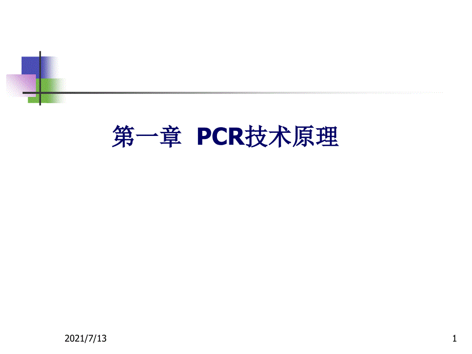 pcr聚合酶链式反应课件_第1页