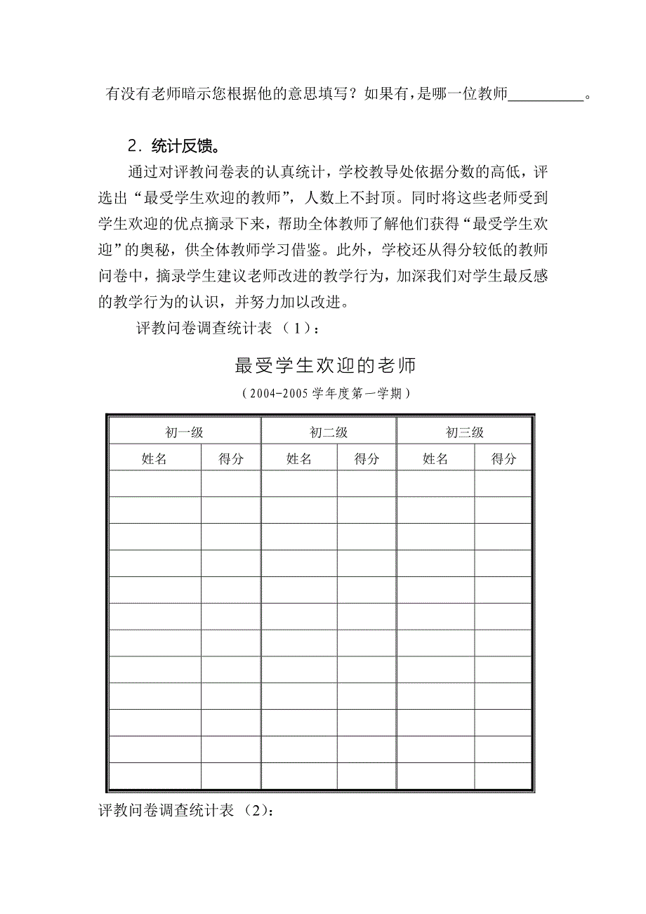 优化评教问卷调查_促进教师的自我反思_第3页