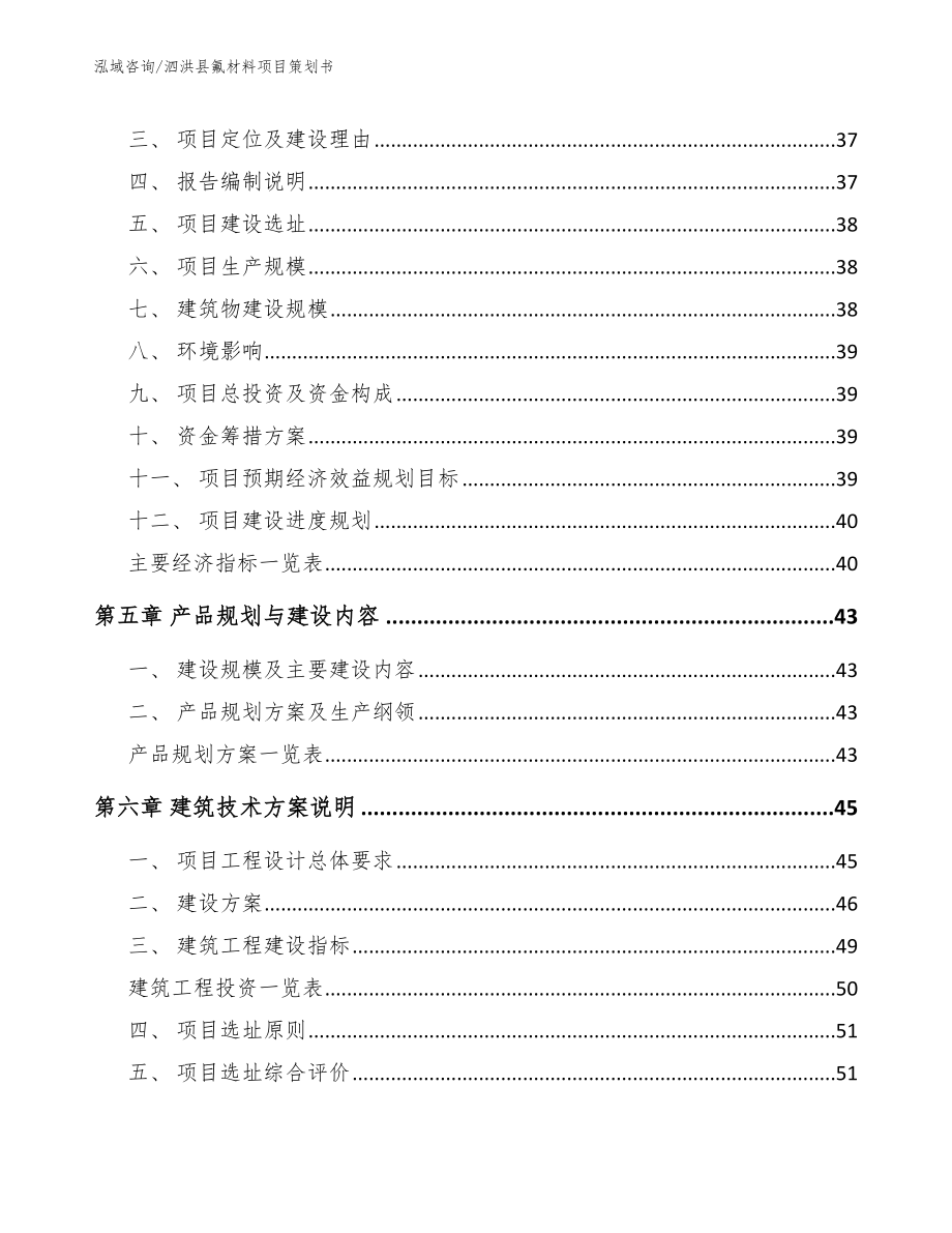 泗洪县氟材料项目策划书（模板范文）_第2页