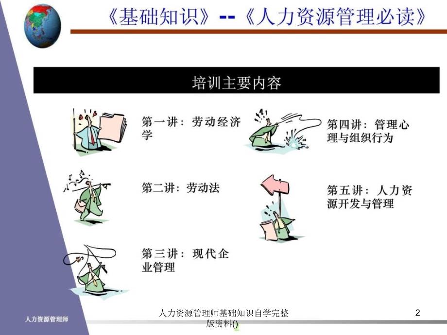 人力资源管理师基础知识自学完整版资料课件_第2页