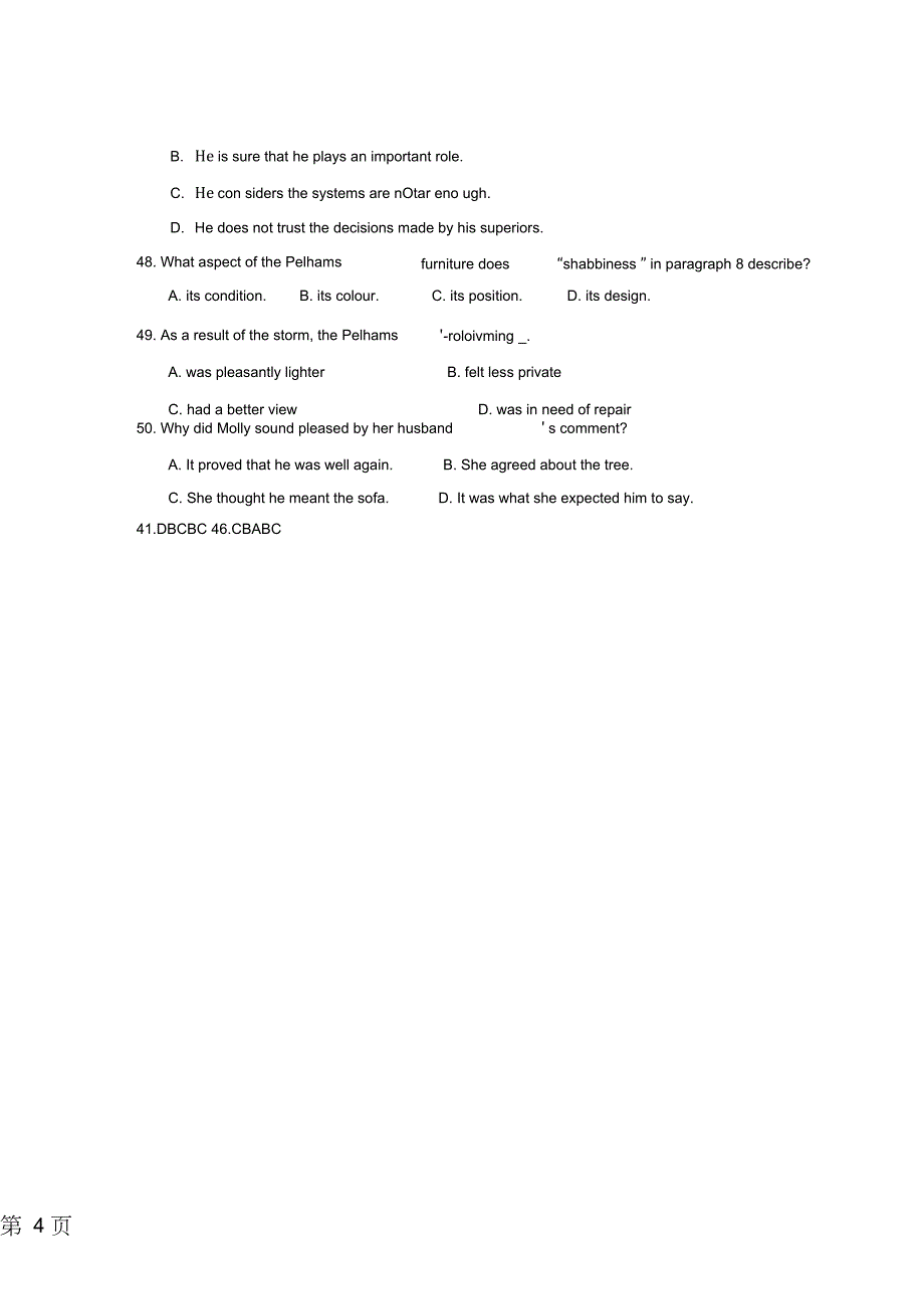 2019届高考英语一轮复习限时阅读训练10教育.doc_第4页