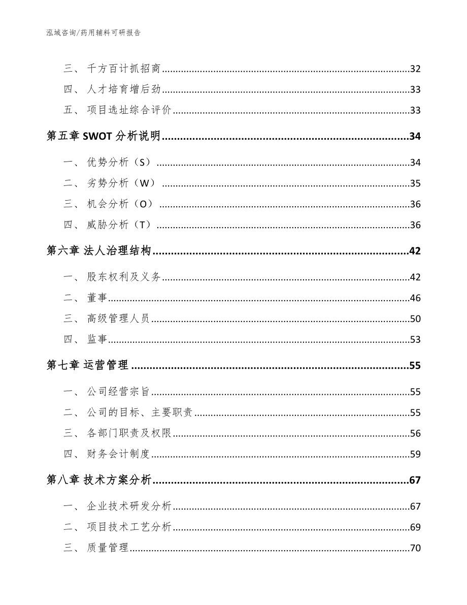 药用辅料可研报告_范文_第4页