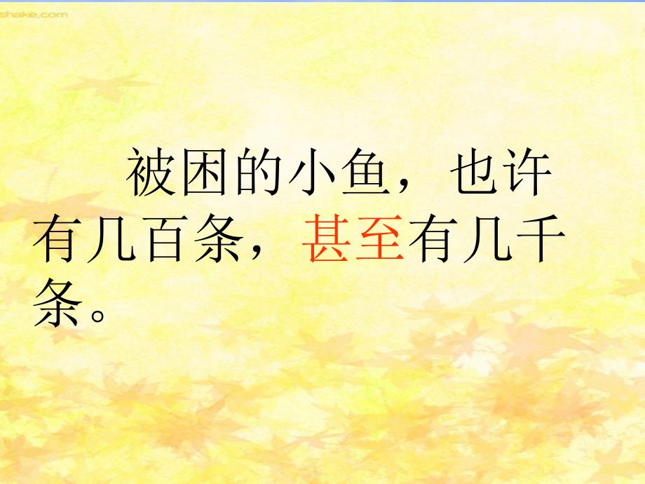 二年级语文上册第七组28浅水洼里的小鱼第二课时课件_第4页