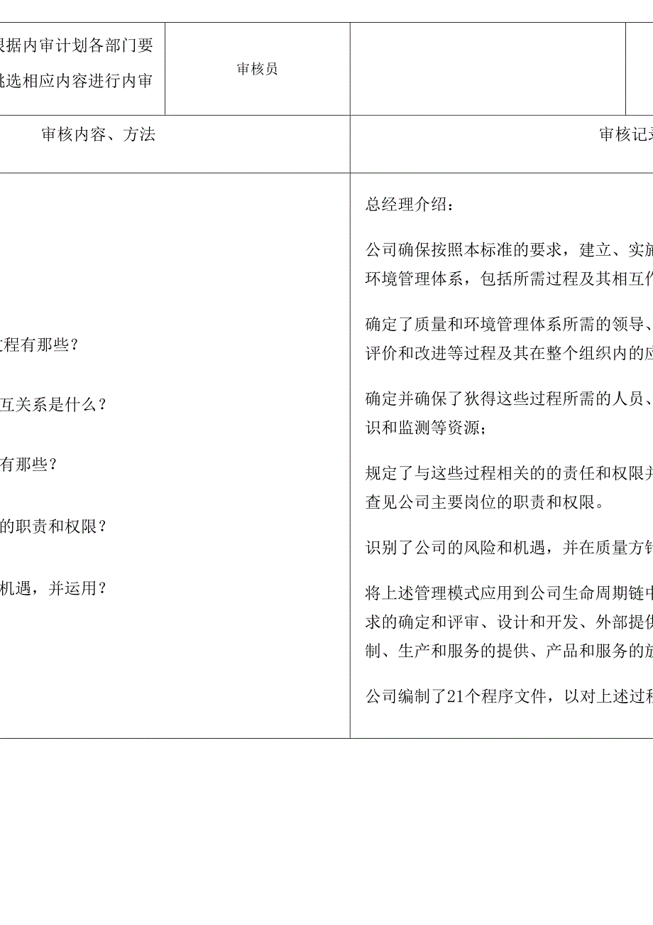 2016版新标准管理体系内审检查表_第3页