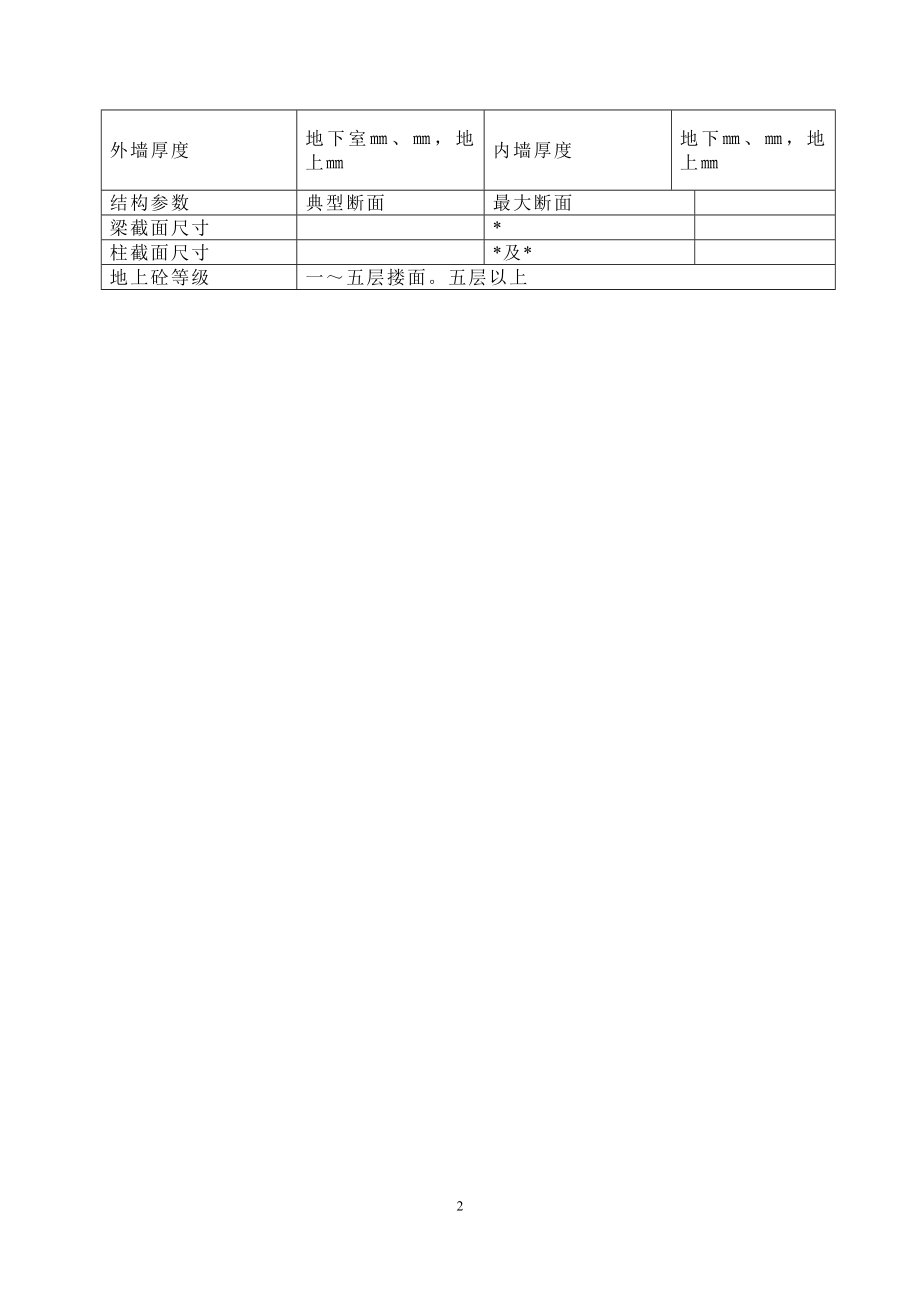 高层住宅楼施工组织设计方案(DOC114页)_第2页