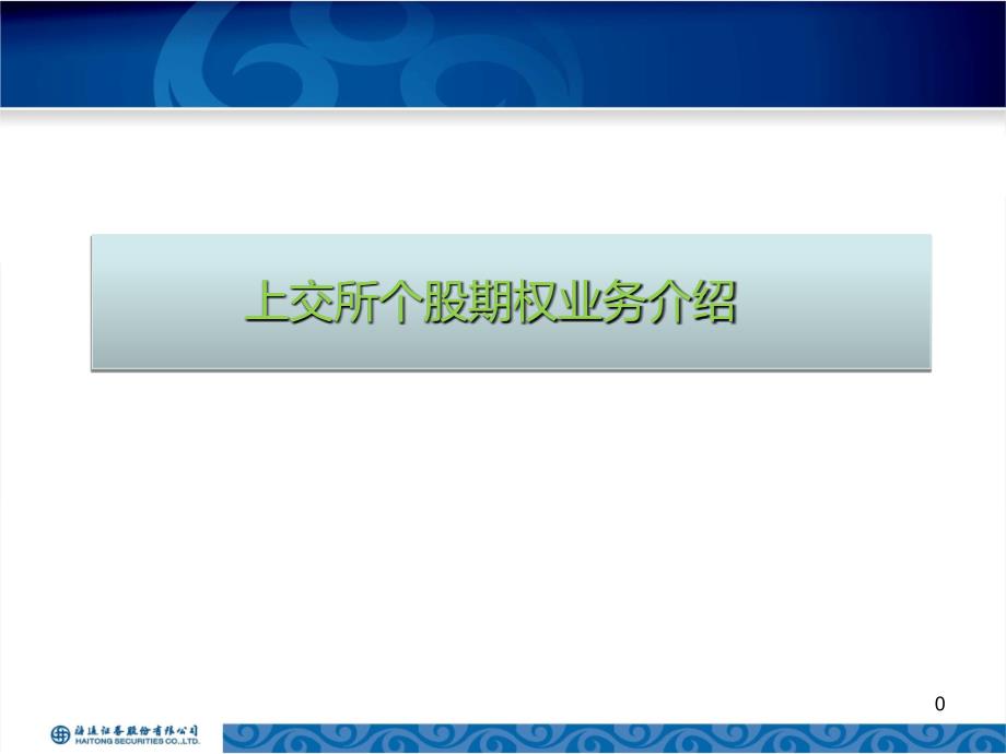 个股期权简要PPT课件_第1页