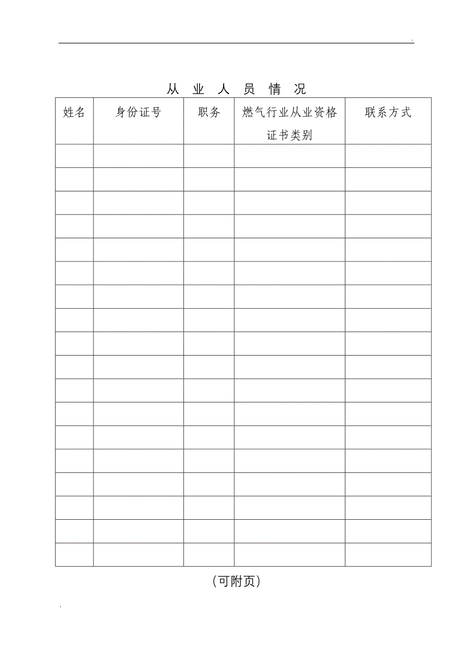 燃气经营许可申请书模板_第3页