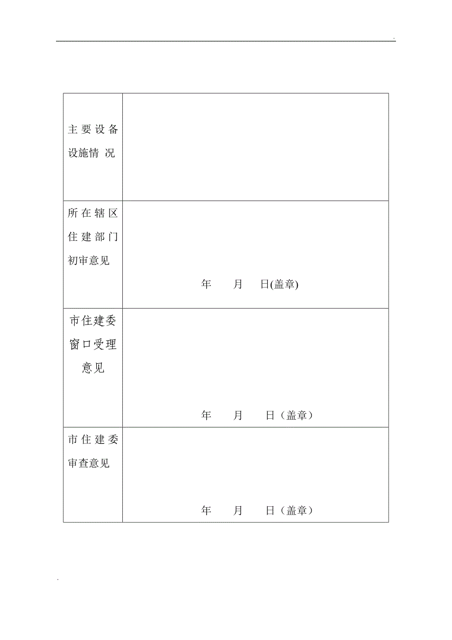 燃气经营许可申请书模板_第4页