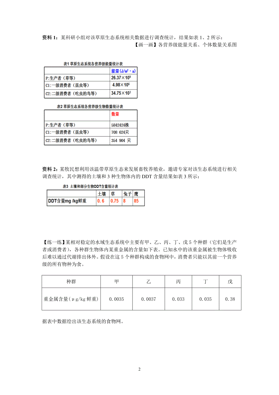 第一节生态系统的营养结构_第2页