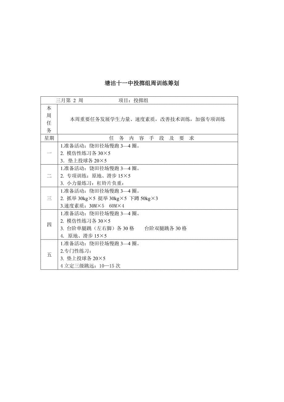 投掷组周训练计划_第5页