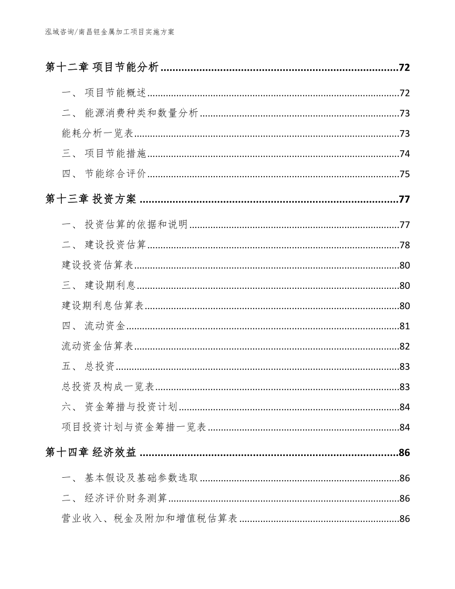 南昌钽金属加工项目实施方案（模板范本）_第5页